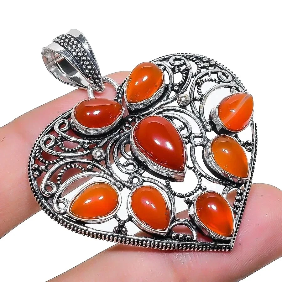 Collares y colgantes De moda Piedra Cornalina