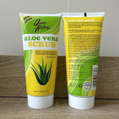 Queen Helene Facial Scrub, Aloe Vera, 6oz - 2 Tubes | eBay