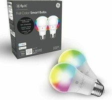 C by GE A19 FULL COLOR Smart Bulb with Smart Plug, Pack of 2