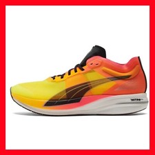 Puma Deviate Nitro Elite Fireglow Running Shoes 377602-01 Mens Size 9