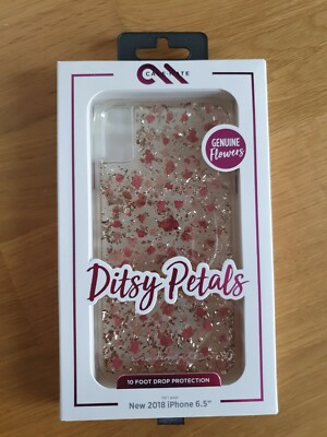 Case Mate, iPhone Xs Max, Ditsy Blütenblätter, 10 Fuß Fallschutz