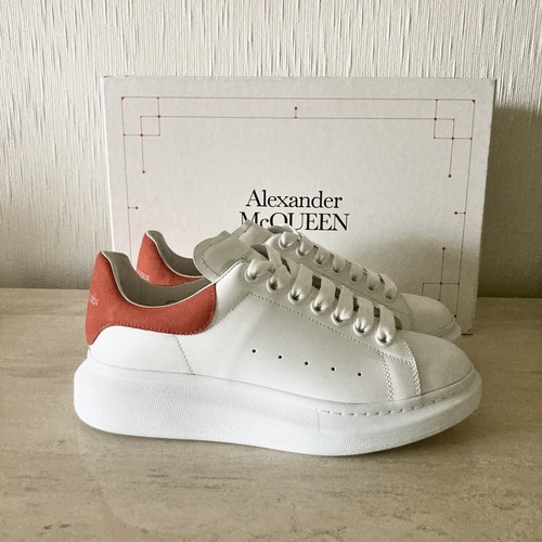 Alexander McQueen Oversize Sneaker, Size 7Us in White/Squash at Nordstrom
