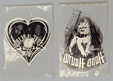 Vending Machine Tattoo Sticker Set Anarchy Chrome Skull Tribal Love Comic Decal