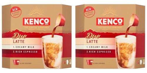 2 x Kenco Duo Latte 6 Pods No Machine 