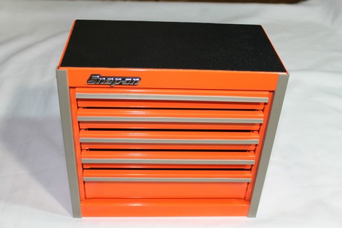 Snap On Electric Orange Mini Bottom Roll Cab Tool Box Rare  Brand New - Afbeelding 1 van 8