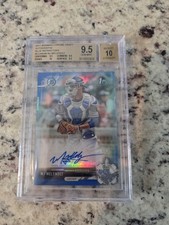 2017 Bowman Draft Chrome Draft Pick Autographs MJ Melendez Blue /150 BGS 9.5/10