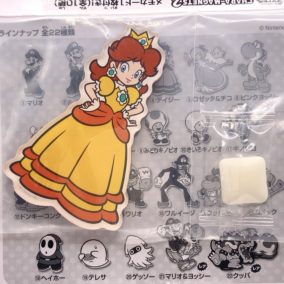 Daisy Super Mario Chara-Magnets 2 & Memo Card Nintendo Japan