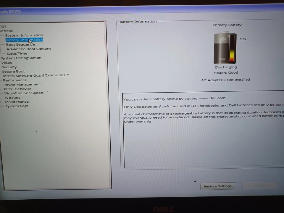 PC Dell Latitude E7470 14" (8 Go, Intel Core i5-6300U, 256 Go SSD) Ordinateur..., photo 3 of 5