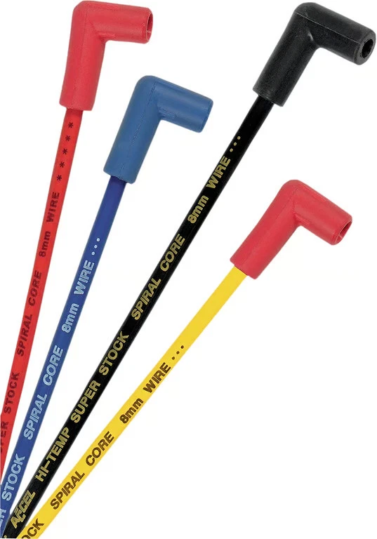 Accel S/S Ferro-Spiral Core Spark Plug Wire - Black Motorcycle Street 171097-K - Image 2 of 4