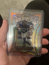 2019 Panini Select - Premier Level Die-Cut Ryan Connelly #153 Tie-Dye Prizm /25