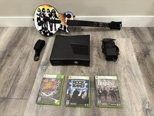 Xbox 360 S Console 4GB + Guitar Hero bundle +...