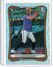 2026 Bowman Bryce Eldridge Chrome Mojo Image Variation Rookie Card RC #58 Giants