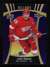 2019-20 Upper Deck Allure Rookies Purple Diamond 10/10 Taro Hirose #122 0c3