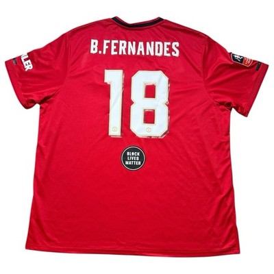 Manchester United FA Cup Heimtrikot 2019/20 Adidas B Fernandes #18 Trikot Herren 3XL