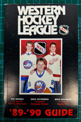Vintage 1989 Western Hockey League Guide WHL 89-90 Stats Book Softcover Yearbook
