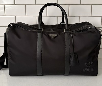 Prada Re-Nylon and Saffiano Leather Duffle Bag