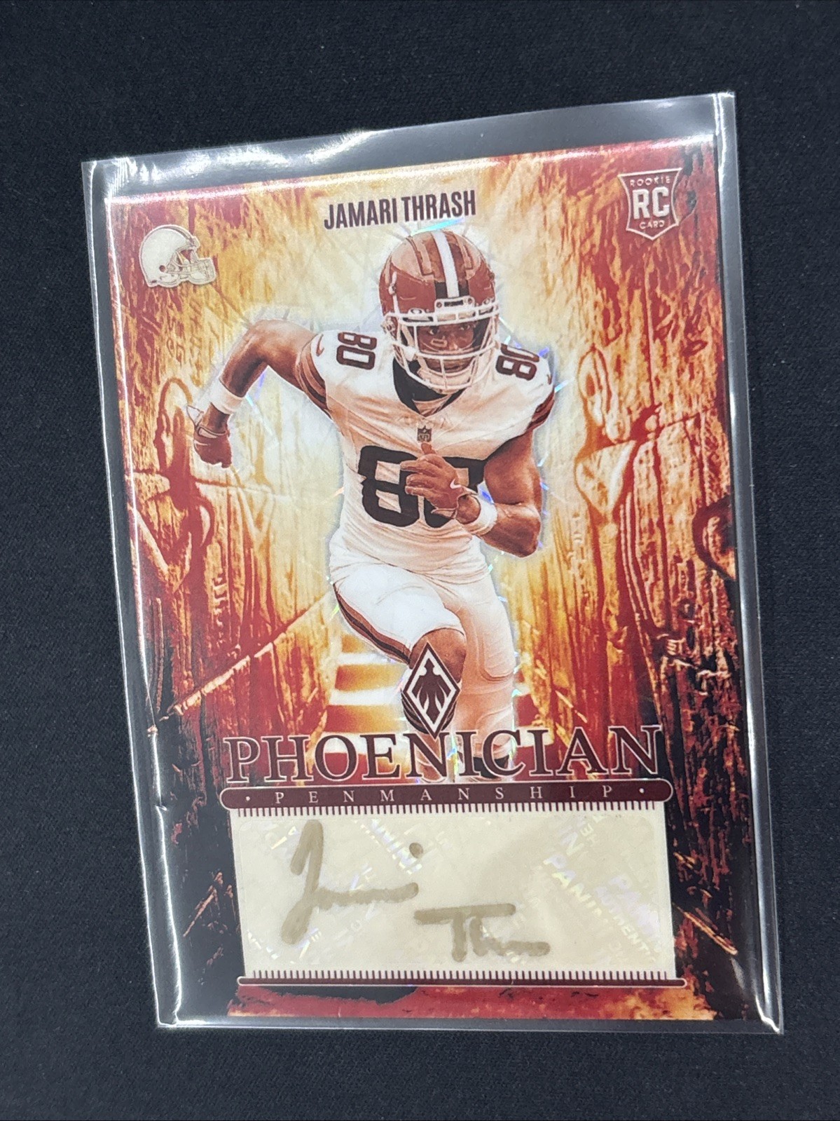 Jamari Thrash Panini Phoenix Phoenician Rookie Penmanship Autographs #PRPJTH Lazer