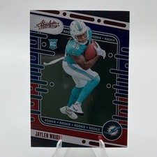 2024 Panini Absolute - Rookies Jaylen Wright #183 Red & Blue (RC)