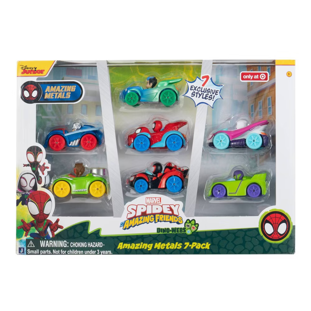Spidey & His Amazing Friends Metals Vehicles 7pk | eBay