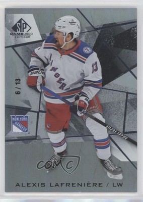 2021-22 Upper Deck SP Game Used 6/13 Alexis Lafreniere #18 3x1