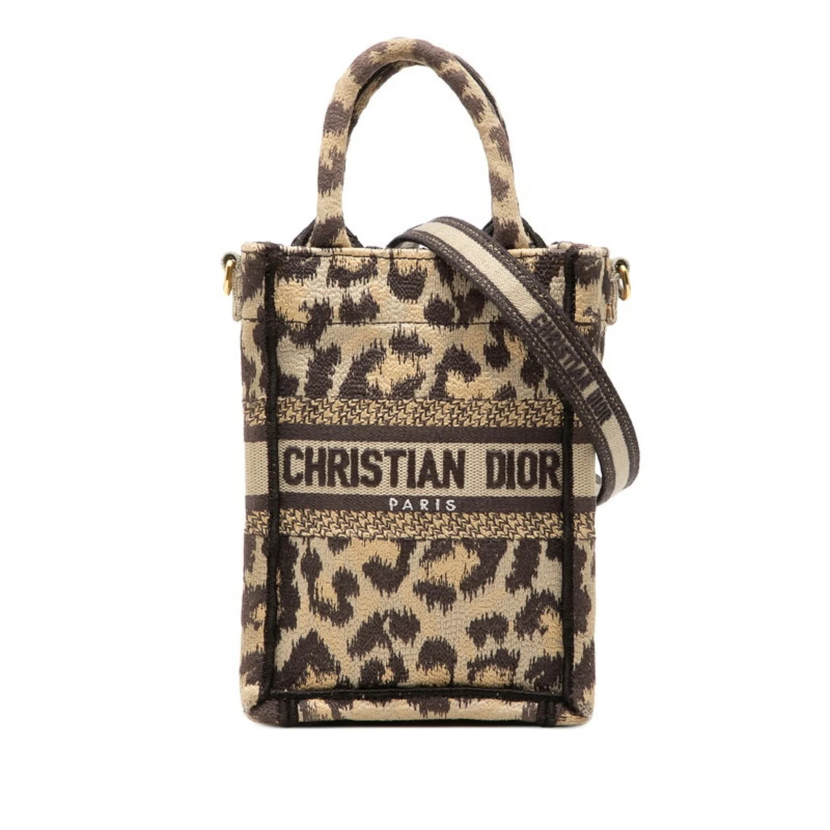 Dior Black and Tan Leopard Print Bucket Bag Christian Dior Vip Gift Bucket Bag | TikTok main image 4