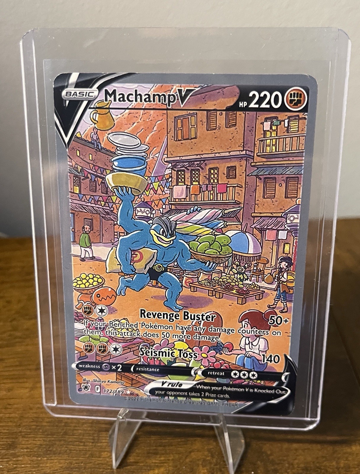 Machamp V (Alternate Full Art) 172/189 Swsh10: Astral Radiance 🔥Non holo!