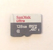 SanDisk Ultra 128GB Micro SD Class 10 microSDXC Memory Card - SDSQUNR-128G-GN6MN