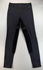 Black Kerrits Sit Tight Wind Pro Winter Full Seat Riding Tights (XL) - MSRP $150