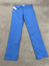 Peter Millar Pants Mens 30x32 Eb66 Crown Sport 5 Pocket Chino Golf Stretch Blue