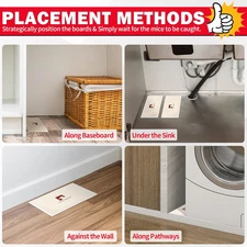 Mouse Traps, 20 Pack Pre-Baited Sticky Mouse Traps Indoor for Home, Non-Toxic...