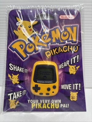 Nintendo Pokémon Pocket Pikachu Virtual Pet MPG-001, 1998 w/Card Works Great