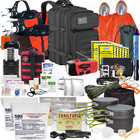 Premium 2 Person 72 Hour Survival Bug Out Bag Backpack with First Aid Kit and Su