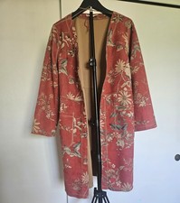 Solitaire Floral Kimono Jacket Open Front Red...