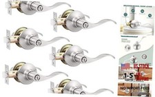 Pack Privacy Door Levers Interior Door Handles Privacy Door Lever - Keyless 6
