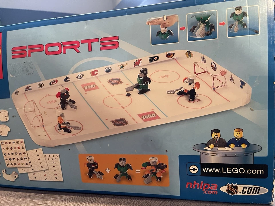 Lego Sports #65182 Slammer Stadium NHL Hockey - Juego retirado verificado completo Foto 3 de 4