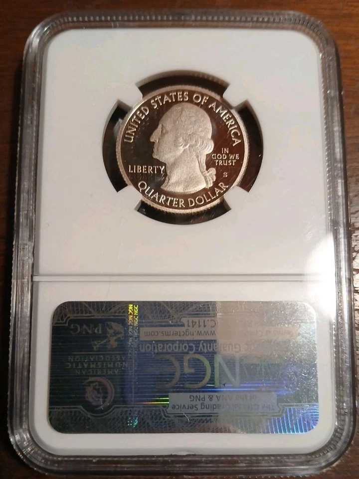 2012-S 25C Clad Acadia NGC PF69 Ultra Cameo National Parks Quarter - Image 2 of 4
