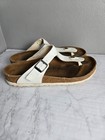 Birkenstock 40 Gizeh Thong White Sandals Women's Size 9 — photo 2