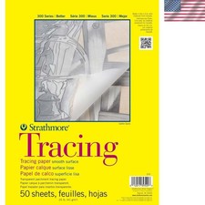 Versatile 11"x14" Tracing Paper Pad - Accepts Pencil, Marker & Ink - 50 Sheets