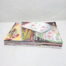 Creative Machine Embroidery Magazine Lot of 7 Issues 2005  2006 Bonus Holiday