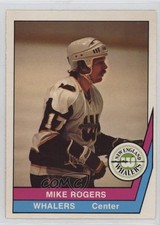 1977-78 O-Pee-Chee WHA Mike Rogers #17 0u2j