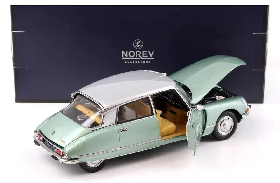 Citroen DS 23 Pallas 1972 Green Metallic Norev 1:18 Nuovo Limited 400pz 181724 - Immagine 3 di 4