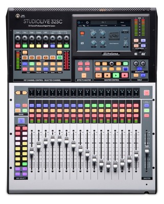 PreSonus StudioLive 32SC Digitalmixer 64x64 USB Interface 32 Kanal DAW 17 Fader