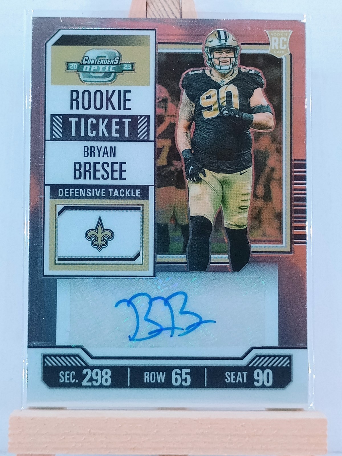 2023 Panini Contenders Optic - Rookie Ticket Autographs Bryan Bresee #150