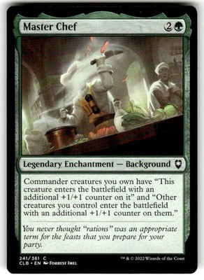 Master Chef Commander Legends: Battle for Baldur's Gate Regular MTG