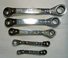 Vtg Craftsman Ratchet Usa 5pc 43365 43364 43363 43362 43361 Box End Wrench Set Vtg Craftsman Ratchet Usa 5pc 43365 43364 43363 43362 43361 Box End Wrench Set
