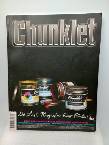 CHUNKLET #20 punk magazine - Zach Galifianakis, Jon Glaser, Paul F. Tompkins etc - Bild 1 von 3