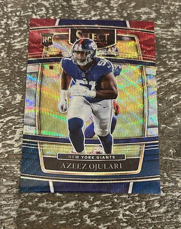 Azeez Ojulari Panini Select #91 Tri-Color