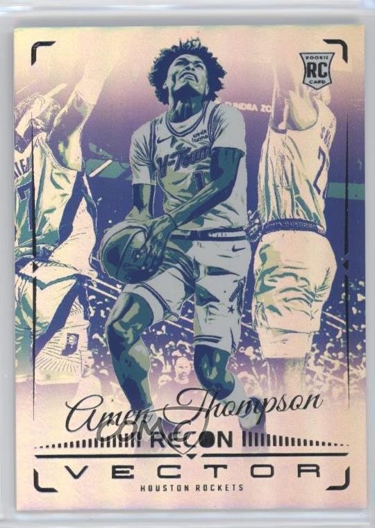 2023-24 Panini Recon Vector Amen Thompson #14 Rookie RC 1jk7