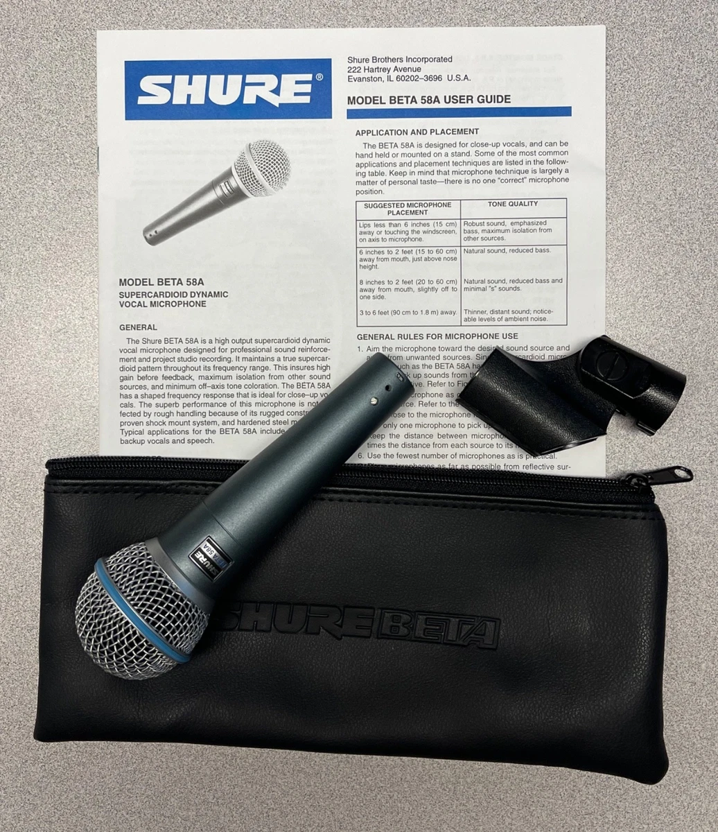 25+ Shure Beta 58 Pro Audio Microphones & Wireless Systems for