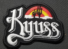 Kyuss Desert Rock Band Logo Embroidered Patch Iron On Sew On 2.5x3.25"